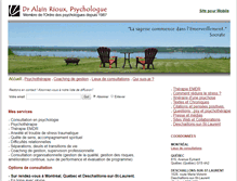 Tablet Screenshot of alainrioux.com